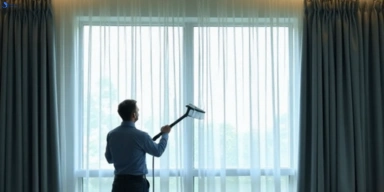Commercial curtain stain removal service kensington-vic hotels offices restaurants