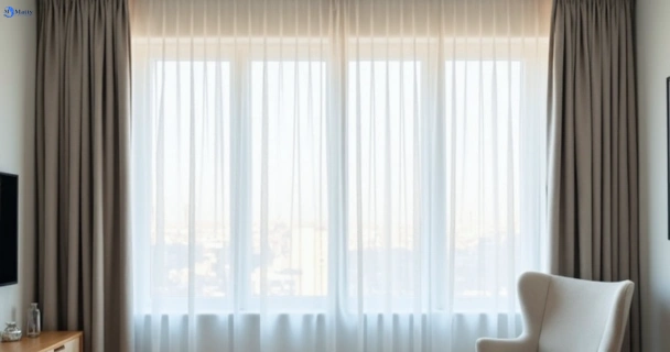 Restored vibrant drapes in kensington-vic QLD after Matty Curtain Cleaning